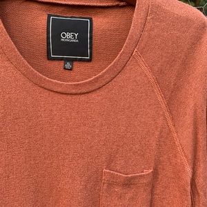 MEN’S OBEY CARDIGAN SWEATER XL